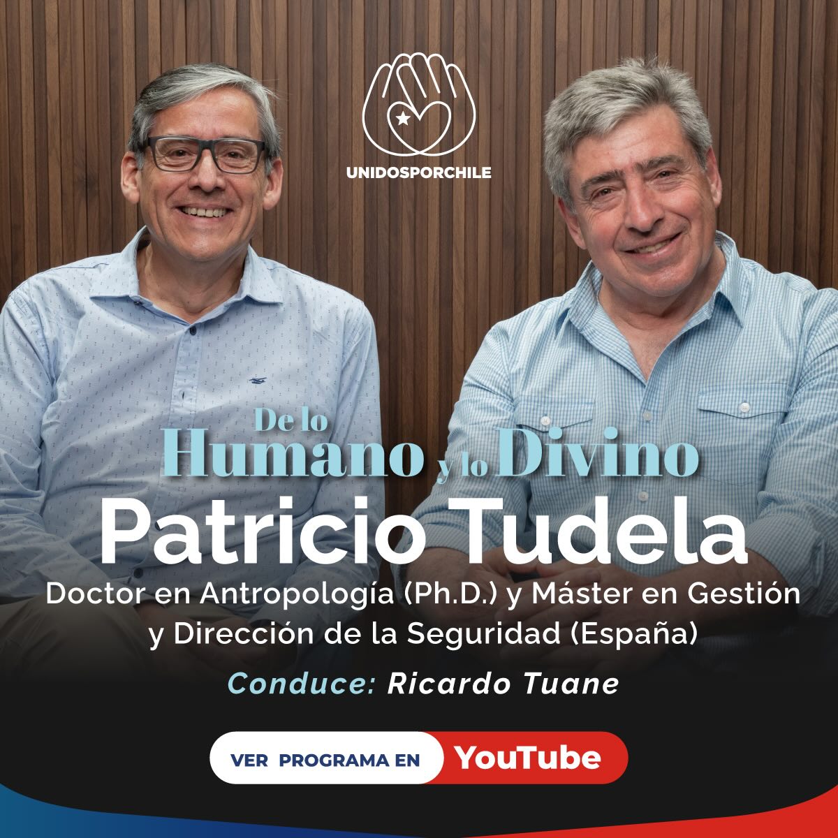 Una entrevista que aborda la criminalidad y la percepción que tiene la ciudadanía.
Patricio Tudela, doctor en Antropología (Ph.D) y Master en Gestión y Dirección de la Seguridad, acompañó a Ricardo Tuane en una conversación necesaria.

👉Enlace directo a la entrevista:

https://m.youtube.com/watch?v=LBjPoHBR5-0

#unidosporchile #unidosporchileoficial#chile#criminalidad realidadnacional #conversacion