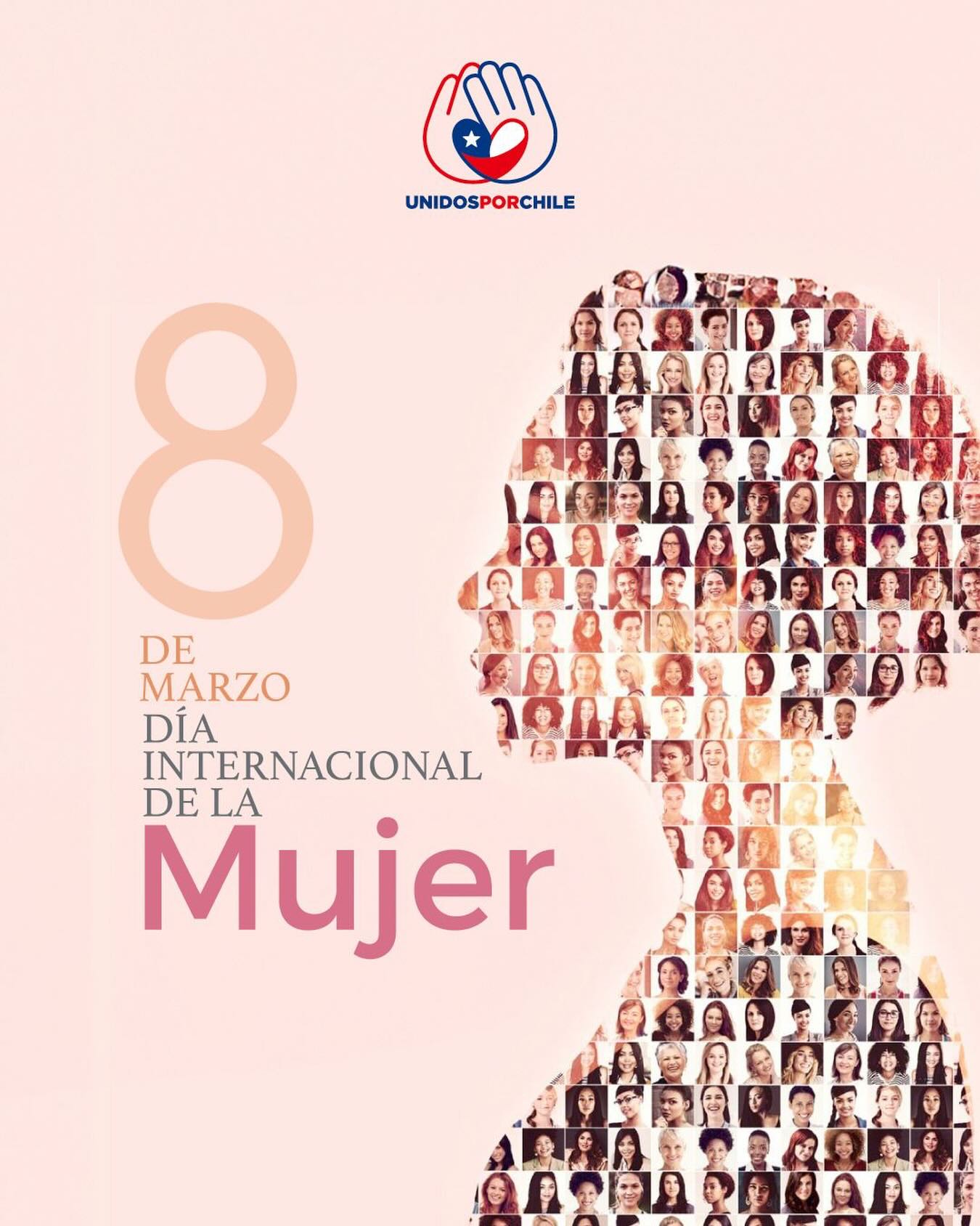 Unidos por Chile saluda en su día a todas las mujeres que, con valentía y entrega, trabajan sin descanso para construir un mundo mejor para todos.

#unidosporchileoficial #unidosporchile #mujeres #8demarzo #conmemoración