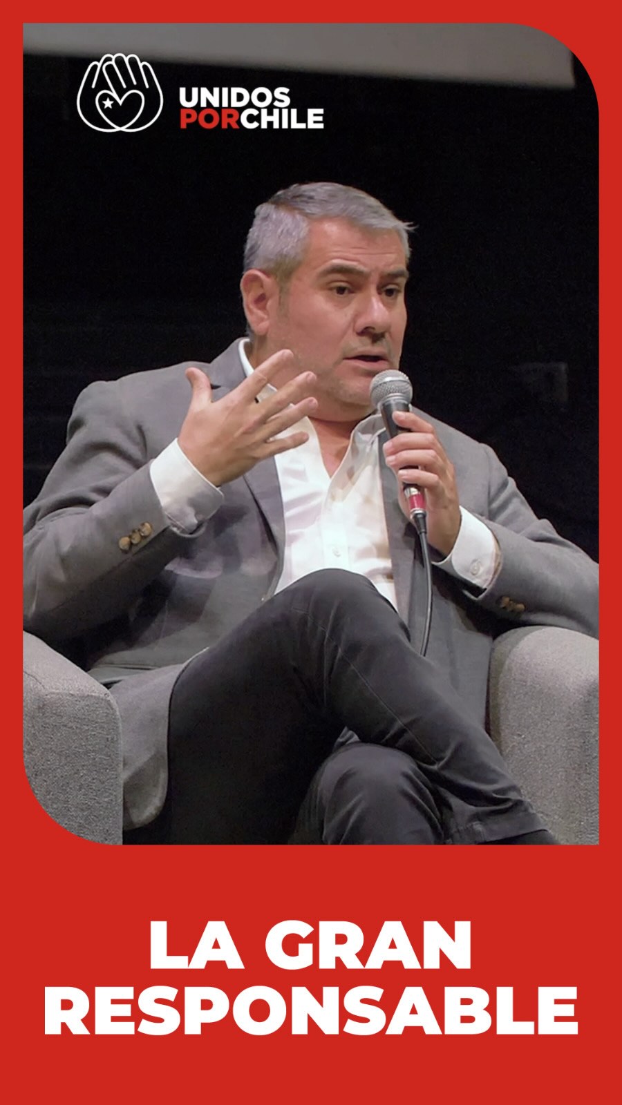 Revisa la excelente participación de Javier Pérez en el conversatorio este 16 de marzo, en la Sala Nemesio de La Reina.

EL debilitamiento de la  democracia un tema que como movimiento ciudadano nos preocupa y que Javier Pérez abordó con mucha claridad. 

Entre todos construiremos, un mejor país.

#unidosporchileoficial  #chile#democracia#nuevochile#estado