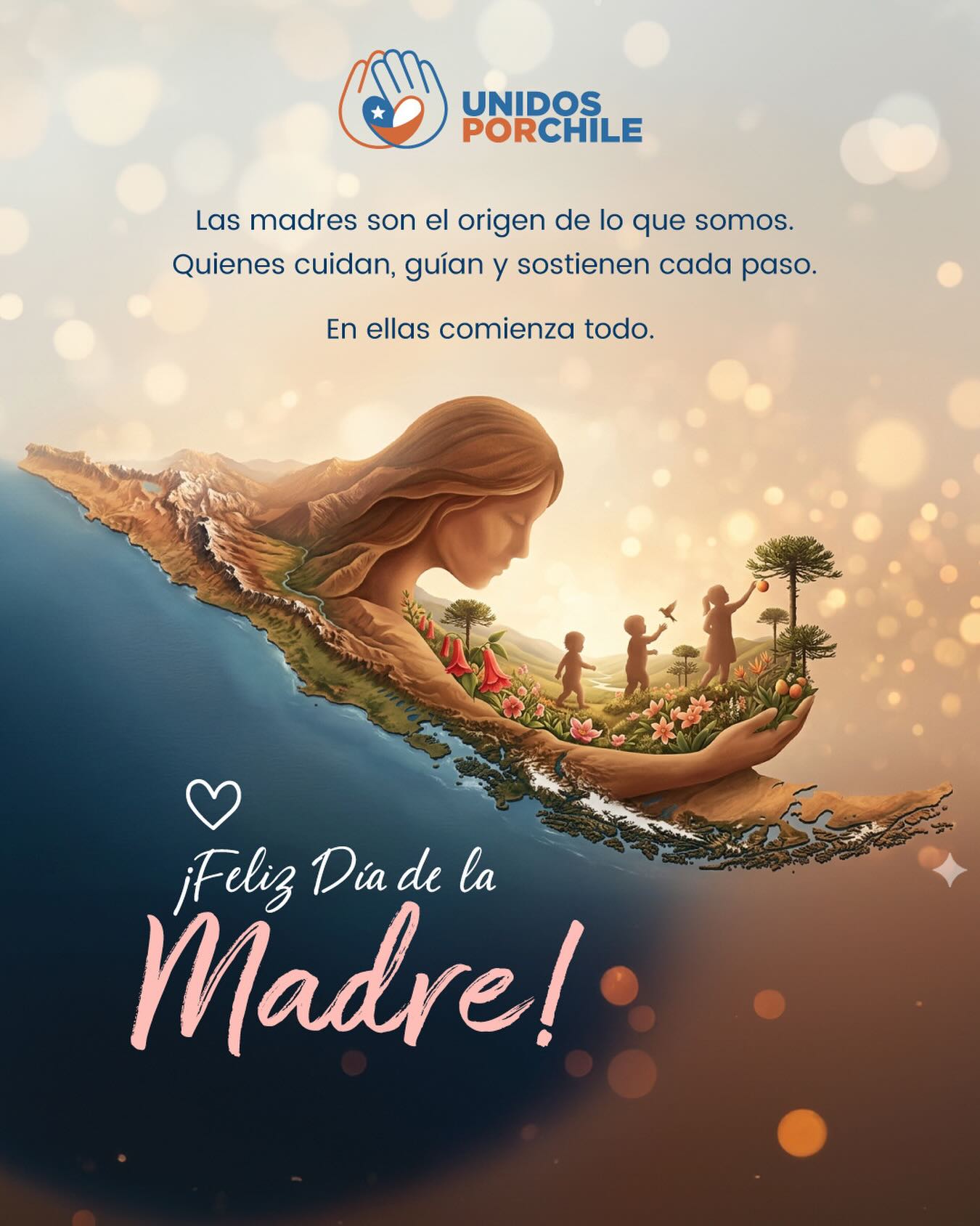 Saludamos a todas las mamás en su día a lo largo de Chile. 

Tu cariño y cuidado, nos impulsa a ser mejores personas.

¡Feliz día mamás!

#unidosporchile #unidosporchileoficial #mama #felizdia